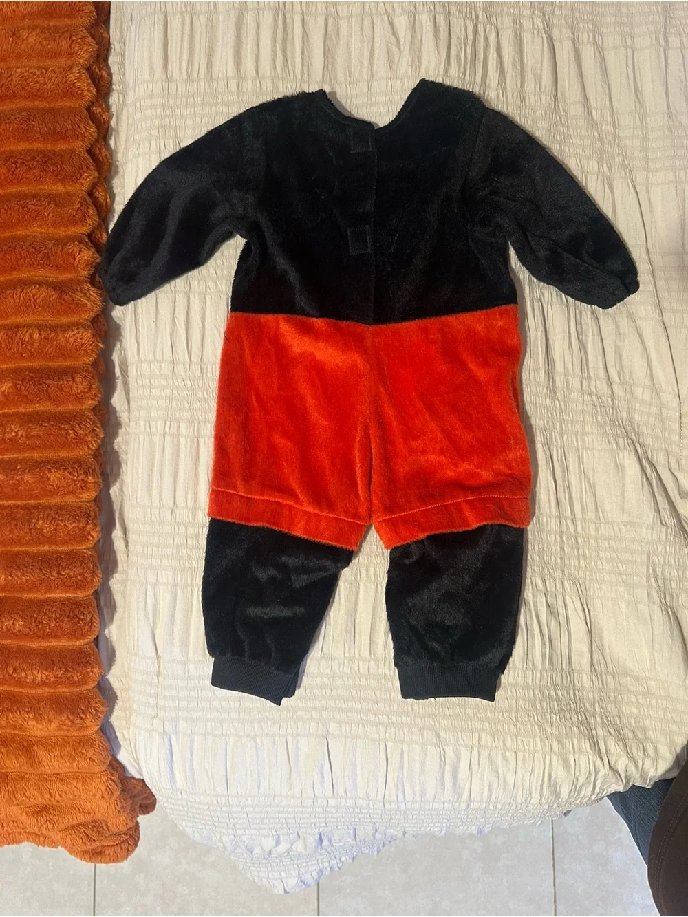 Disney Black and Red Mickey Mouse Costume with Ear Hat